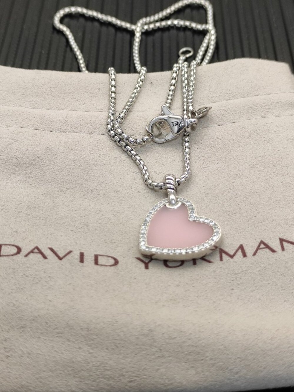 David Yurman 925 Silver Necklaces with Original Pouch - Picture 3 of 4